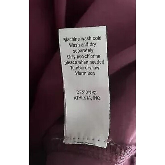 Athleta Women’s Skirt Ombre Whisper Lined Pink Purple Pockets Size 6 - Picture 5 of 5